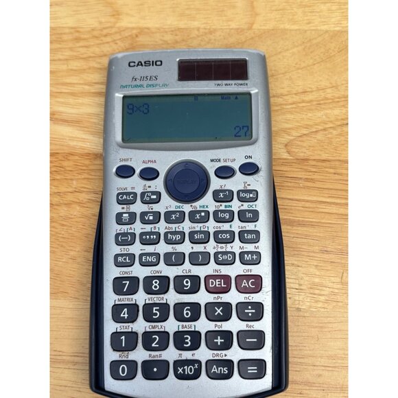 Casio FX-115ES Scientific Calculator Natural Display Solar/Battery Dual Power Wi - Picture 5 of 6